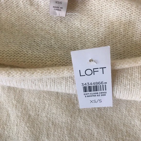 Ann Taylor LOFT Striped Modern Poncho - Picture 5 of 8